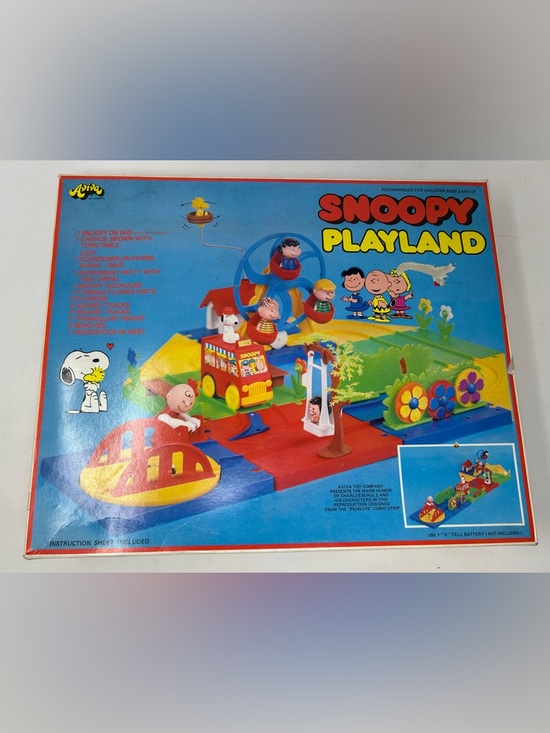 Other - Vintage Snoopy Playland Kids Toy Set
